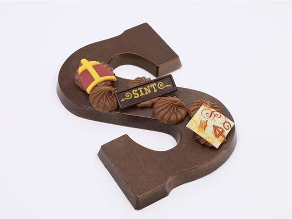 Grote Chocolade Letter Puur (200 gram)